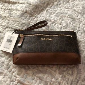 NWT CALVIN KLEIN wristlet